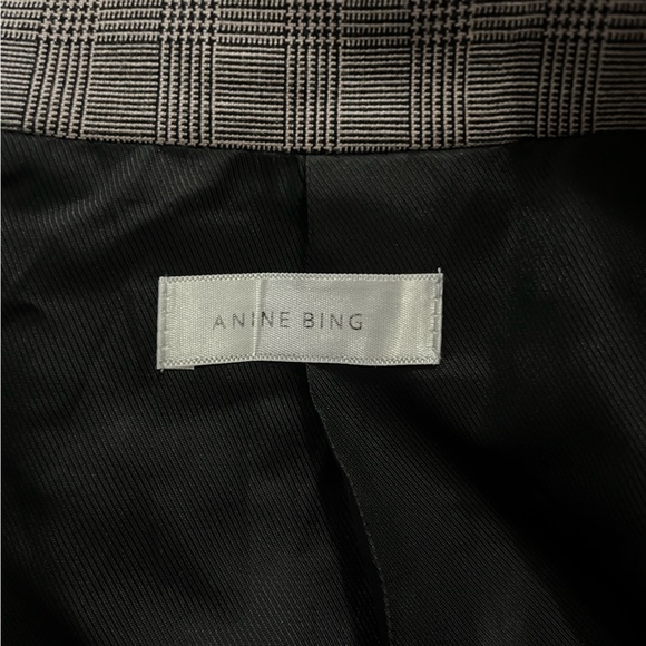 ANINE BING Madelaine Plaid Houndstooth Blazer - Picture 13 of 14